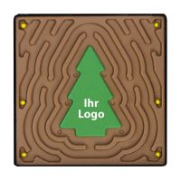 Schoko-Spiel Tannenbaum-Challenge Vollmilch mit Werbeanbringung Bild 1