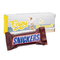 Sweet Box mit Snickers Schokoriegel und Logodruck Bild 1