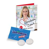 Werbekarte Mentos Mint mit Werbedruck Bild 2