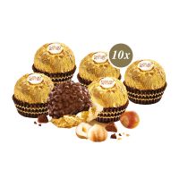 120 g Ferrero Rocher in 6-Eck Präsentbox mit Werbedruck Bild 2