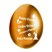Happy Eggs Motiv-Eier Frohe Ostern mehrsprachig Bild 1