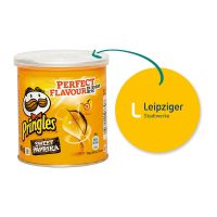 40 g Mini Pringles Sweet-Paprika mit Werbeflyer und Logodruck Bild 1
