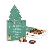 Lindt Mini-Pralinés in einer Pralinenschachtel mit Weihnachts-Werbeschuber Bild 2