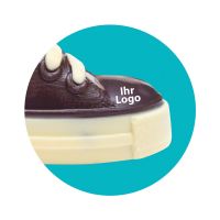 Schokoladen-Sneakers mit Logodruck Bild 2