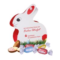 Werbe-Osterhase Lindt Joghurt-Eier mit Werbebedruckung Bild 1