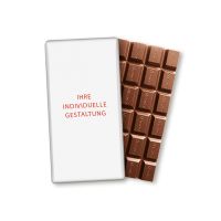 100 g HACHEZ Schokoladentafel im Volleinschlag mit Werbedruck Bild 1