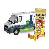 3D Oster Transporter HARIBO Goldbären mit Werbebedruckung Bild 1