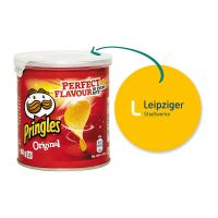 40 g Mini Pringles Original mit Werbeflyer und Logodruck Bild 1