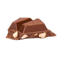 180 g myChoco Schokoladentafel Mandel-Honig-Meersalz mit Werbebanderole Bild 5