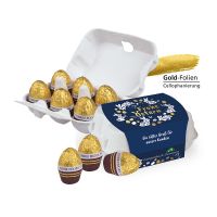 Ferrero Rocher Schoko-Eier 6er-Set in Eierkartonage mit Werbebanderole Bild 2