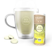 Bio Ingwer Zitrone TeaBlobs in Eco Pappdose mit Werbeanbringung Bild 3