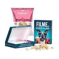 30 g Heimatgut Bio-Popcorn Süß in Klappdeckelschachtel mit Werbedruck Bild 1