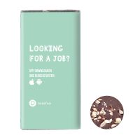 40 g raccoon Schokolade Dark Hazelnut mit Werbebanderole Bild 1