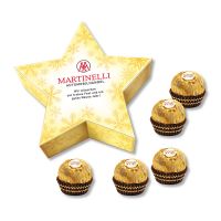 Ferrero Rocher Stern-Geschenkbox mit Werbedruck Bild 1