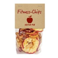 LogoFrucht Apfel Fitness-Chips mit Werbereiter Bild 1