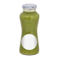 200 ml Smoothie Kiwi Spinat Gurke Limette mit Werbeetikett Bild 2