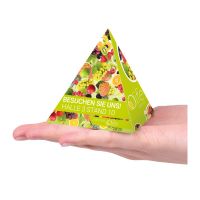 Bonbon Werbe Pyramide Bild 1