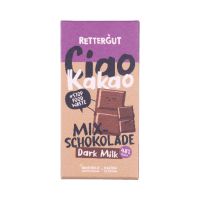 Aufklappbare Ostergrußkarte Rettergut Mixschokolade Dark Milk mit Werbedruck Bild 4