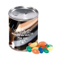 65 g Jelly-Beans in einer Dose mit Werbe-Banderole Bild 1