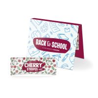 Werbekarte Fruit Stripes Cherry sour mit Logodruck Bild 1