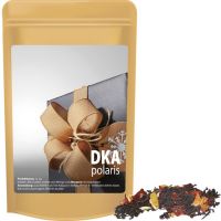 20 g Bio Weihnachts-Schwarztee im Mini Doypack mit Werbeetikett Bild 1
