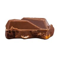 180 g myChoco Schokoladentafel Brezel-Brownie mit Werbebanderole Bild 2