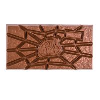 180 g myChoco Schokoladentafel Brezel-Brownie mit Werbebanderole Bild 3