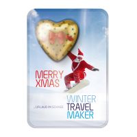 Weihnachtliche Sweet Card mit Werbedruck Bild 2
