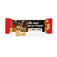 Lorenz Erdnüsse geröstet & gesalzen im Werbeschuber mit Logodruck Bild 1