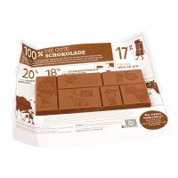 100 g Die Gute Schokolade im Werbeschuber mit Logodruck Bild 2