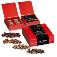 Premium Weihnachts-Tee Geschenk-Set mit 4 kompostierbaren Pappdosen Bild 1
