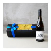 Schneider Kaitui Sauvignon Blanc in edler Geschenkbox mit einer individuell bedruckbaren Karte Bild 3