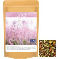 10 g Bio Tee Vierjahreszeiten im Mini Doypack mit Werbeetikett Bild 1