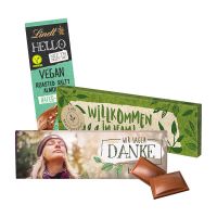 100 g Lindt HELLO Vegan Schokoladentafel in Werbekartonage Bild 1