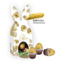 3D Präsent Häschen mit Ferrero Rocher Schoko-Eier und Werbedruck Bild 1