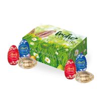 30 g 6er Osternest Lindt Mini-Eier mit Werbedruck Bild 2