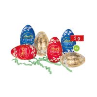 30 g 6er Osternest Lindt Mini-Eier mit Werbedruck Bild 3
