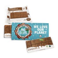 Der Gute Kalender mit Fairtrade-Schokolade und Werbedruck Bild 1