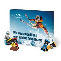 Adventskalender Lindt HELLO Sticks und mit 2 Lindt HELLO Santa inkl Werbedruck Bild 3