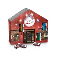 Adventskalender-Haus mit Sarotti Schokolade individuell Bild 1