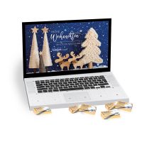Organic Laptop Tisch-Adventskalender Lindt Naps mit Werbebedruckung Bild 1