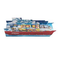 3D Adventskalender Containerschiff individuell bedruckt Bild 3