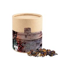 35 g Christkindl Tee in kompostierbarer Pappdose mit Werbeetikett Bild 1
