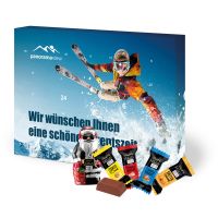 Adventskalender Lindt HELLO Premium-Mix (Inlay aus Papierfaser) und Werbedruck Bild 3
