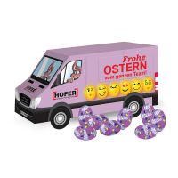 3D Oster Transporter Milka Eier mit Werbebedruckung Bild 1