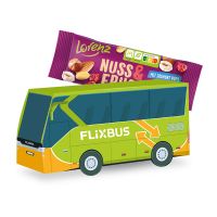 3D Präsent Bus Lorenz Nuss & Frucht mit Werbedruck Bild 1