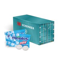 3D Präsent Container 2er mentos Mint mit Werbedruck Bild 2