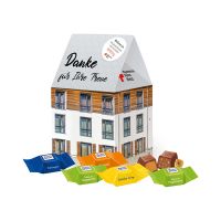 3D Präsent Haus Ritter SPORT Schokowürfel mit Werbebedruckung Bild 1