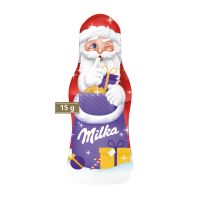15 g Milka Weihnachtsmann in Faltschachtel mit Sichtfenster und Werbedruck Bild 3