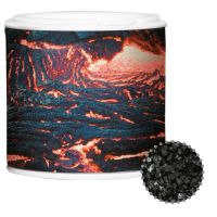 45 g Black Lava Salz in Gewürzpappstreuer mit Werbebanderole Bild 1
